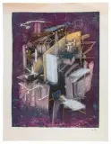 Être hommonde. (Pl. 8 pour Hom'mère 3 - L'Ergonaute, Paris, G. Visat, 1977) by Roberto Matta, Eau-forte et aquatinte, sold Jan 2026