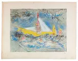 N'ou's. (Pl. 4 pour Hom'mère II - L'Eautre, Paris, G. Visat, 1975) by Roberto Matta, Eau-forte et aquatinte, sold Jan 2026