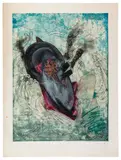 L'Ergofrage (Naufrage du Titanic). (Pl. 4 pour Hom'mère 3 - L'Ergonaute, Paris, G. Visat, 1977) by Roberto Matta, Eau-forte et aquatinte, sold Jan 2026