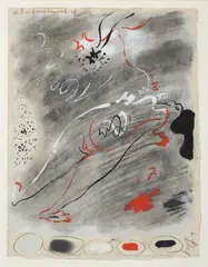 Enfantement by André Masson, Gouache, sold Jan 2026