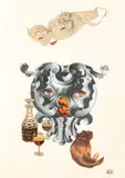 λ Sans titre by Georges Hugnet, Collage, sold Nov 2025