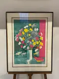 Bouquet de fleurs et violon by Paul Guiramand, Lithographie en couleur Numérotée, sold May 2026