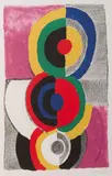 Composition aux cercles by Sonia Delaunay, 1972, Lithographie en couleurs sur papier, sold Nov 2024