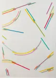 Ça roule by Didier Mencoboni, 2003, Crayon et gouache sur papier, sold Nov 2024