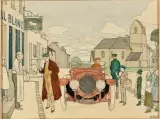 Le sport favori by Bernard Boutet de Monvel, vers 1914, Aquarelle et encre de Chine sur carton Whatman Signé en bas à droite La feuille :, sold Jun 2026