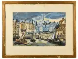 Le port de Honfleur by Arthur Fillon, Gouache et aquarelle sur papier Signé ‘Fillon’ (en bas à droite), sold Jun 2026