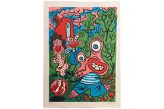 Sans titre by Hervé Di Rosa, Lithographie signé et daté, sold Dec 2024