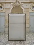 Sans titre by Jean Prouvé, Panneau de façade rectangulaire en bois recouvert d'une tôle d'aluminium gaufré, sold Nov 2024