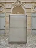 Sans titre by Jean Prouvé, Panneau de façade rectangulaire en bois recouvert d'une tôle d'aluminium gaufré, sold Nov 2024