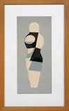 Poupée by Jean Arp, 1963, Gouache et collage sur papier Signé en bas à gauche H_44,5 cm L_19 cm Expositions : -, sold Nov 2024
