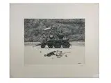 La pause by Philippe Mohlitz, 1982, Eau-forte signée au crayon et datée, sold Nov 2024
