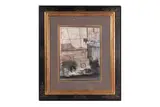 Nature morte à la fenêtre by Jean Jansem, Encre et aquarelle signée en haut à droite H_28,4 cm L_21,5 cm (à vue), sold Oct 2024