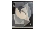 Composition géométrique by Jean Rets, Gouache sur papier Signé en bas à droite H_, sold Oct 2024