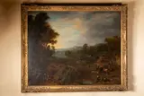 Paysage avec paysans conduisant le bétail by Cornelis Huysmans, Toile H_102 cm L_128 cm Restaurations anciennes Expert : Cabinet Turquin, sold Oct 2024