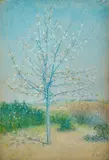 Cailhau, amandier en fleurs by Achille Laugé, Pastel porte le timbre de la signature en bas à droite, sold Jun 2025
