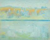 Les vendanges et le printemps by Achille Laugé, Pastel, deux études sur une même feuille, sold Jun 2025