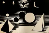 Sur une autre planète by Alexander Calder, 1953, Encre de Chine et gouache, sold Jun 2025
