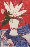 Nature morte au bouquet de fleur by Alexandre Fassianos, Lithographie en couleur, sold May 2025