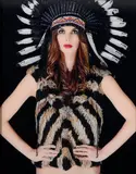 Squaw # 2023 AP, n°1/2, from "Alexandra Lens Series 2017 by Cécile Plaisance, Épreuve lenticulaire encadrée (Original Print on Lenticular Sheet), sold Jul 2026