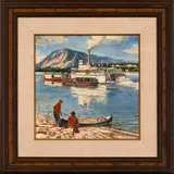 Sketch for Distributor at Fort Norman (#0520) by Joseph Sydney Hallam, oil on board, sold Jun 2026