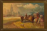The Flood-Tide of Opportunity (#0127) by John Innes, oil on canvas, sold Jun 2026