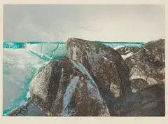 Coastal Rock #2, Nova Scotia (#0357) by Ed Bartram, print on paper, sold Mar 2026