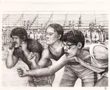 On Your Mark (#0624) by Diana Pura, 1986, print on paper, sold Mar 2026