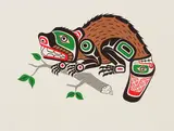 Beaver (#0247) by Russell Smith, print on paper, sold Mar 2026