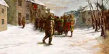 Untitled (Fort Edmonton) (#0460) by Kuba Bryzgalski, oil on canvas, sold Mar 2026