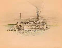 Untitled (S.S. Distributor) (#0440) by unknown Artist, ink and watercolour on paper, sold Mar 2026