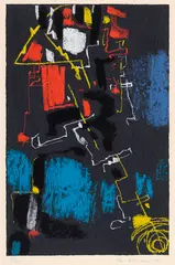 Untitled (#00505) by Max Ackermann, 1960, print on paper, sold Feb 2026