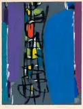 Untitled (#00508) by Max Ackermann, 1960, print on paper, sold Feb 2026