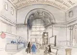 Union Station (#00209) by Julius Edward Lindsay Griffith, 1973, watercolour on paper, sold Feb 2026
