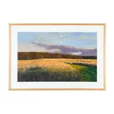 Field in Afternoon Light by Gary Bowling, Oil on paper, sold Sep 2026