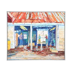 USA Seafood, Southport by Kyle Highsmith, Oil on canvas, sold Sep 2026