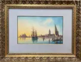 Venise by Umberto Ongania, Aquarelle sur papier, sold Jul 2025