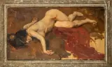 Après l'assassinat by Johannes Hendrikus Jurres, Huile sur toile, sold Jul 2025