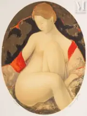 Amateurs d'art ou Nu by Alain Bonnefoit, 1993, Lithographie, sold Jul 2025