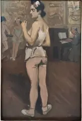 Danseuse au repos by Yves Brayer, Huile sur toile d'origine, sold Jul 2025