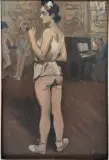 Danseuse au repos by Yves Brayer, Huile sur toile d'origine, sold Jul 2025