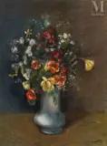 Fleurs dans un vase by Henryk Hayden, Huile sur toile, sold Jun 2025