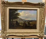 Cavaliers armés by Hendrik Leys, 1831, Huile sur panneau sur une planche non parquetée, sold Jun 2025