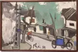 Ruelle à Hanoï » by Bui Xuan Phai, 1984, Huile sur panneau, sold Jun 2025