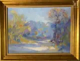 En forêt à Hénouville by Michel Pinier, Huile sur toile, sold Jun 2025