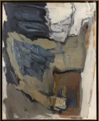 Sans titre by Philippe Hosiasson, 1960, Huile sur toile, sold May 2025