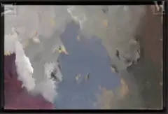 Composition by Jean Miotte, 1982, Acrylique sur toile, sold May 2025