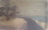 Bord de mer by Félix Pille, Huile sur toile, sold May 2025