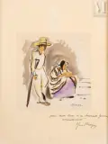 Les mendiants, Mexique by Yves Brayer, 1963, Aquarelle sur papier, sold May 2025