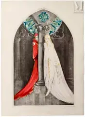 Faust by Louis Icart, Eau-forte et aquatinte sur papier, sold May 2025