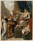 Allégorie de la naissance du Roi de Rome by Philippe van der Wal, Huile sur toile, sold Apr 2025
